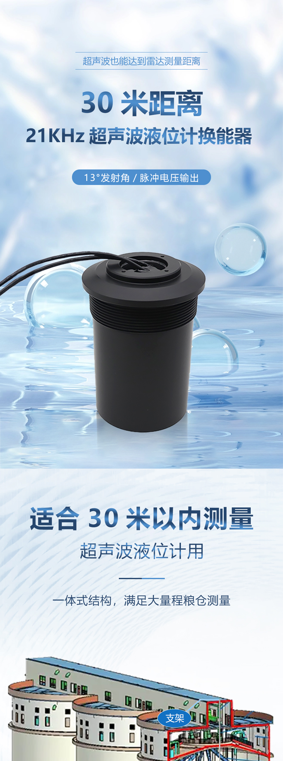 30米距離21KHz超聲波液位計換能器詳情頁_01.jpg